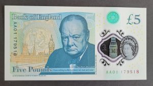 £5 Cleland B414 First Run Polymer Note (UNC) AA01 179518