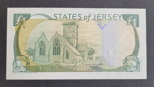 Jersey £1 JE14b note. Signed by Black (UNC) UC000420 - Image 2