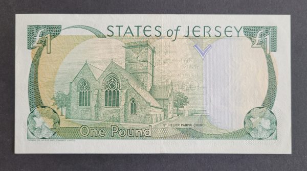 Jersey £1 JE13 note. Signed by May (AUNC) EC476810 - Image 2