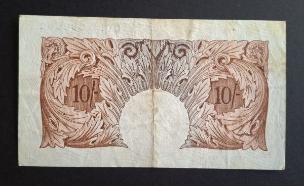 10/- Ten Shilling Peppiatt (VF) B235. C91 386682 - Image 2
