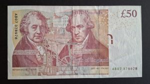 £50 Salmon B410 (VF+) AB07 378978