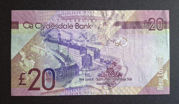 £20 Clydesdale Bank, Thorburn, SC.360Aa (EF) W/HT 922396 - Image 2