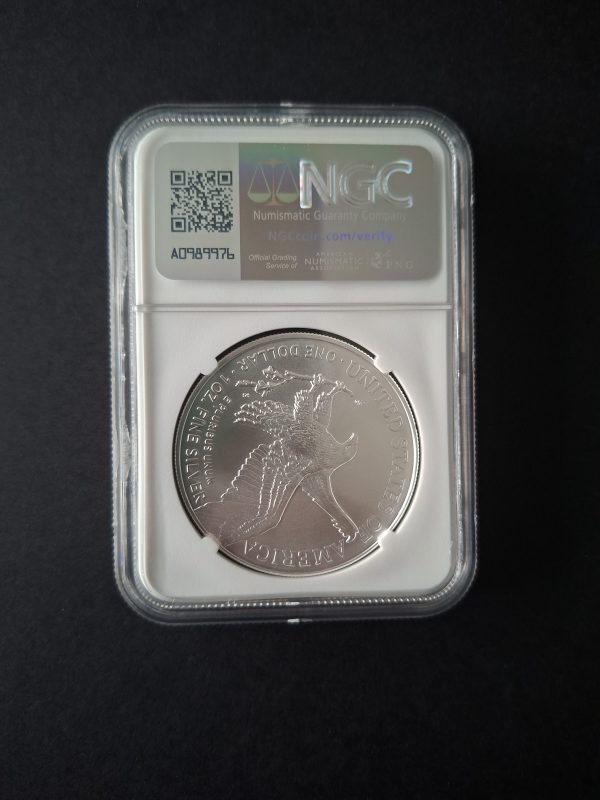 2025 Silver Eagle $1 NGC MS69 - Image 2