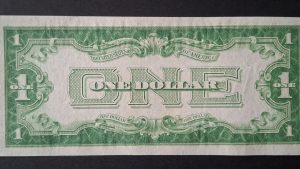 One Dollar Funny Back, Silver Certificate 1928A BB Block. (EF) B48179441B