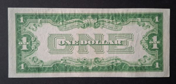 One Dollar Funny Back, Silver Certificate 1928A BB Block. (EF) B48179441B