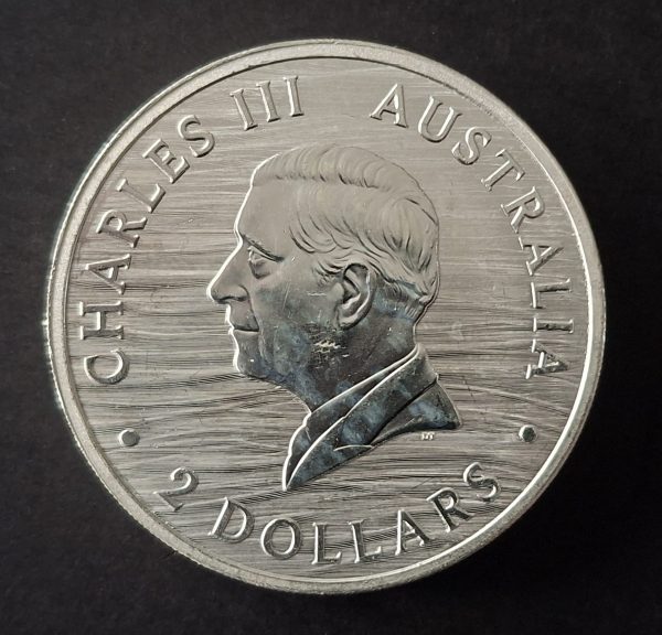 $2 Australian Wildlife Silver Coin 2 oz. P125 Privy Mark 2024. King Charles III. - Image 2