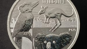 $2 Australian Wildlife Silver Coin 2 oz. P125 Privy Mark 2024. King Charles III.