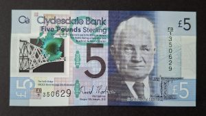 £5 Clydesdale Bank, Thorburn. SC.333a (UNC) FB/1 350629