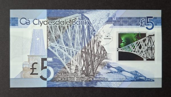 £5 Clydesdale Bank, Thorburn. SC.333a (UNC) FB/1 350629 - Image 2