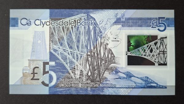 £5 Clydesdale Bank, Thorburn. SC.333a (UNC) FB/1 276214 - Image 2