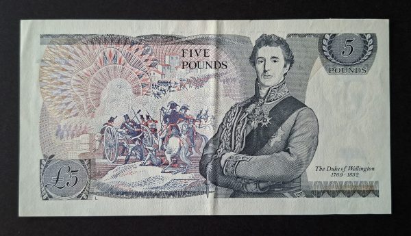 £5 Somerset B343 Bank of England note (EF) DZ35 894424 - Image 2