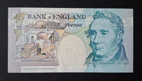 £5 Bank of England Kentfield B364 note (UNC) - CJ46 166082 - Image 2