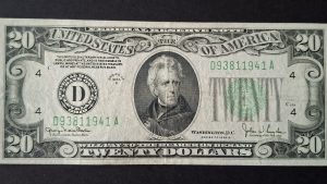 USA $20 Cleveland 1934D note (VF) D93811941A