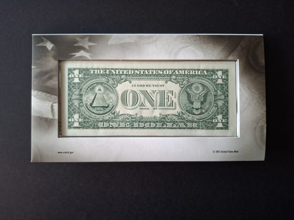 A 2015 United States Mint Mohawk Ironworks $1 note and $1 coin set.  - Image 5
