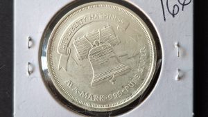 A-mark 1 oz Liberty Bell Silver Round .999 pure.