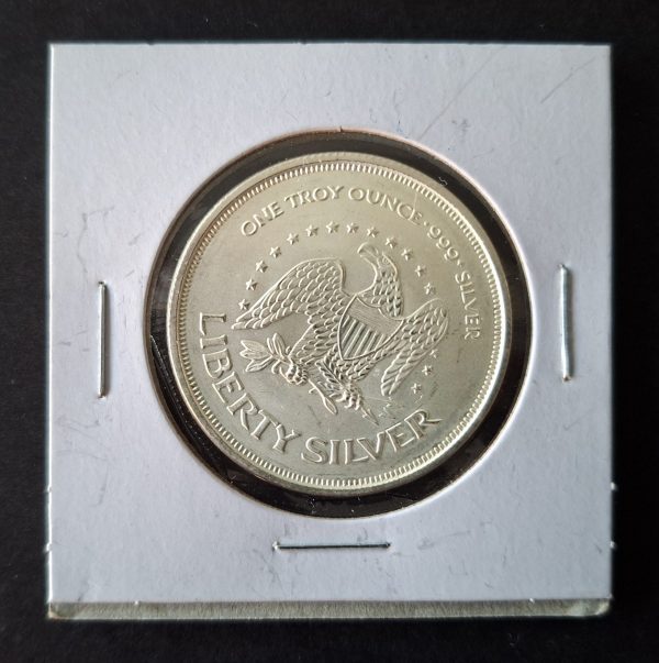 A-mark 1 oz Liberty Bell Silver Round .999 pure. - Image 2